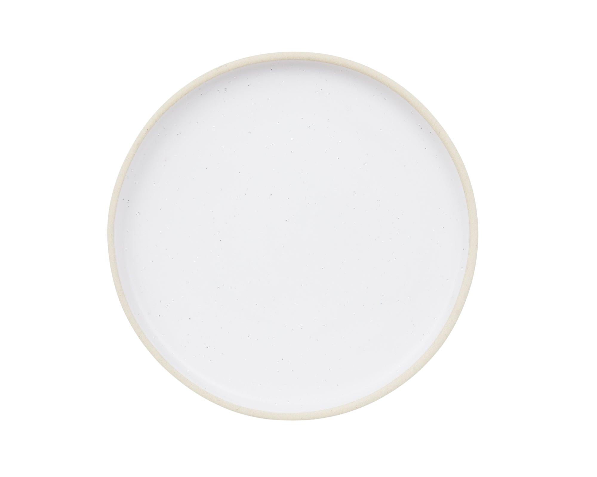 Otto Ceramic Plate Set of Two – White – Large