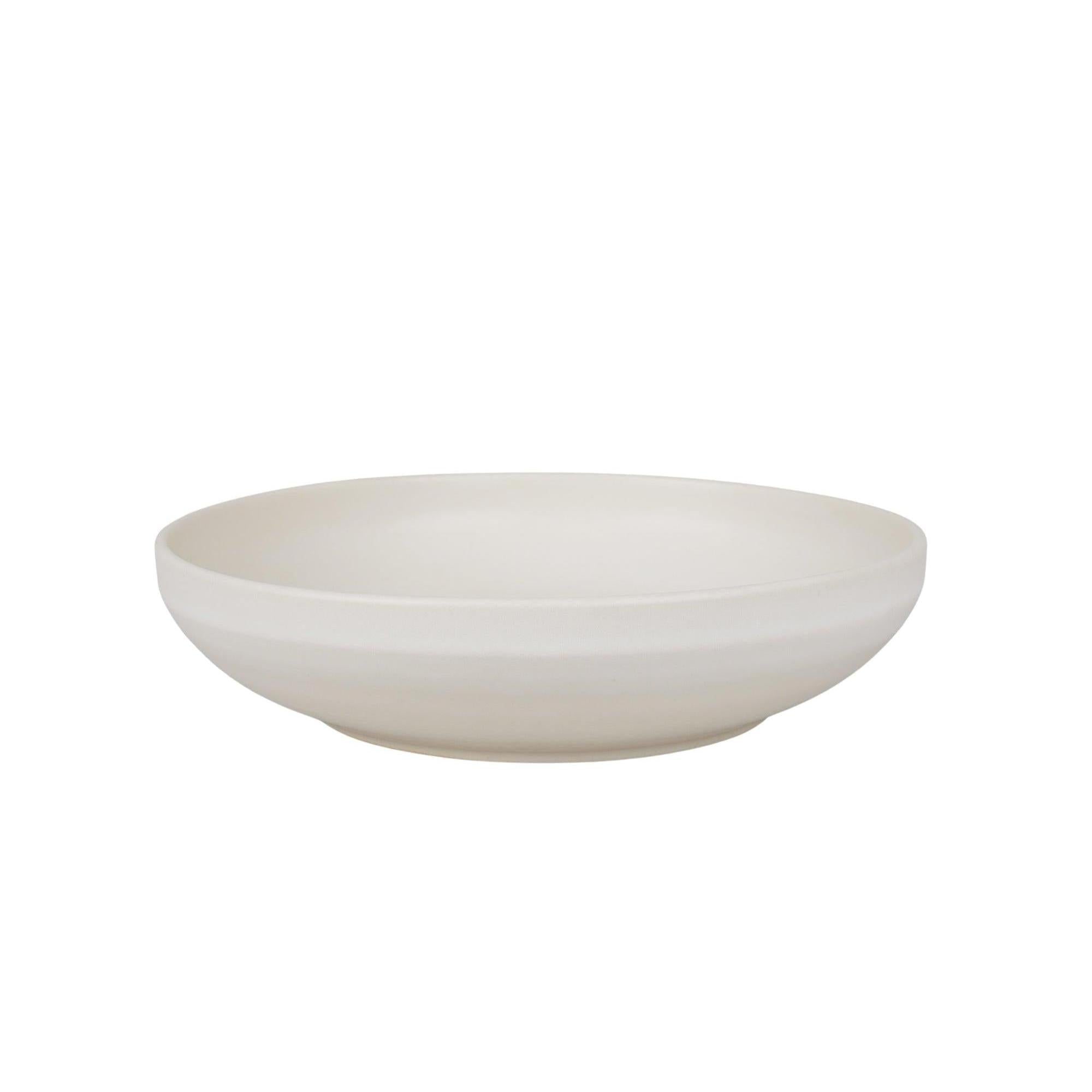 Otto Ceramic Shallow Bowl – Natural – Large
