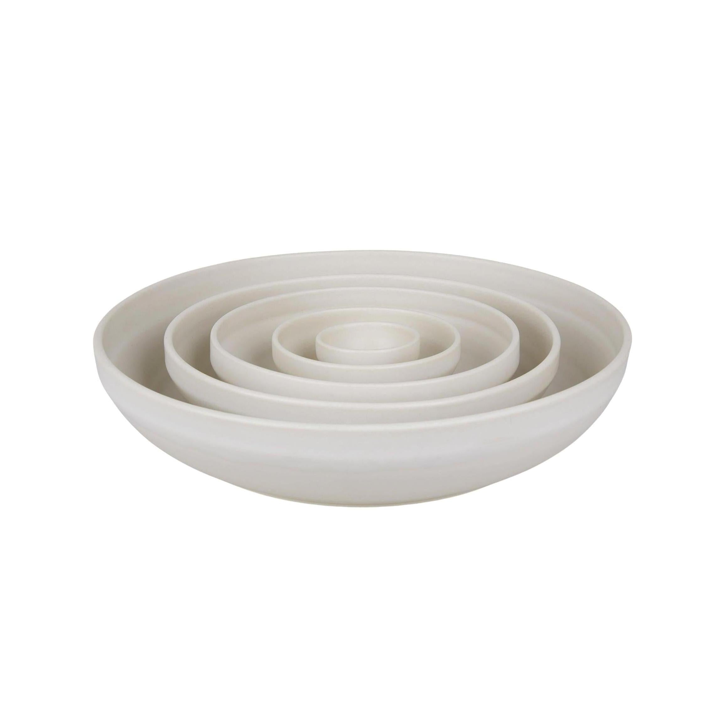 Otto Ceramic Shallow Bowl Set – Natural