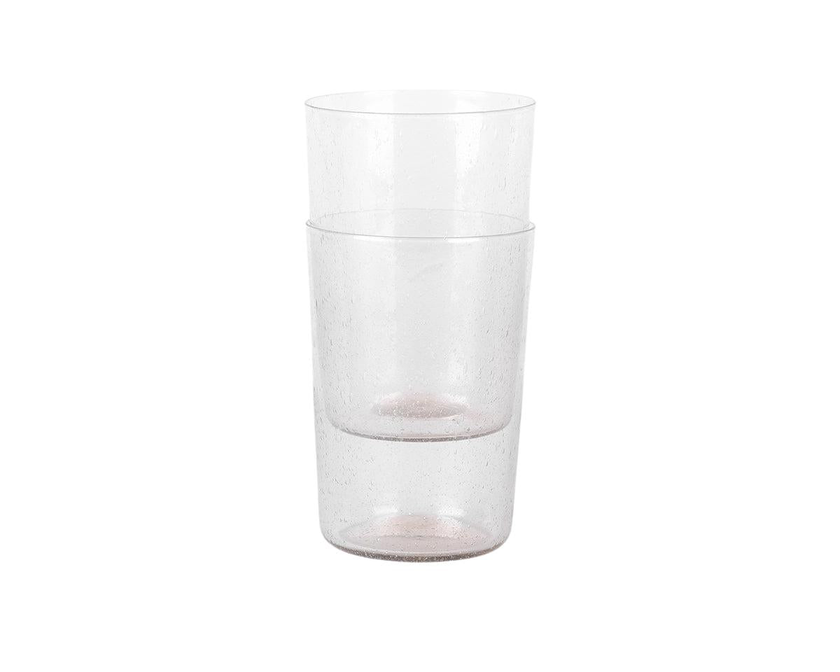 Isle Glass Set of Two – Light Smoke