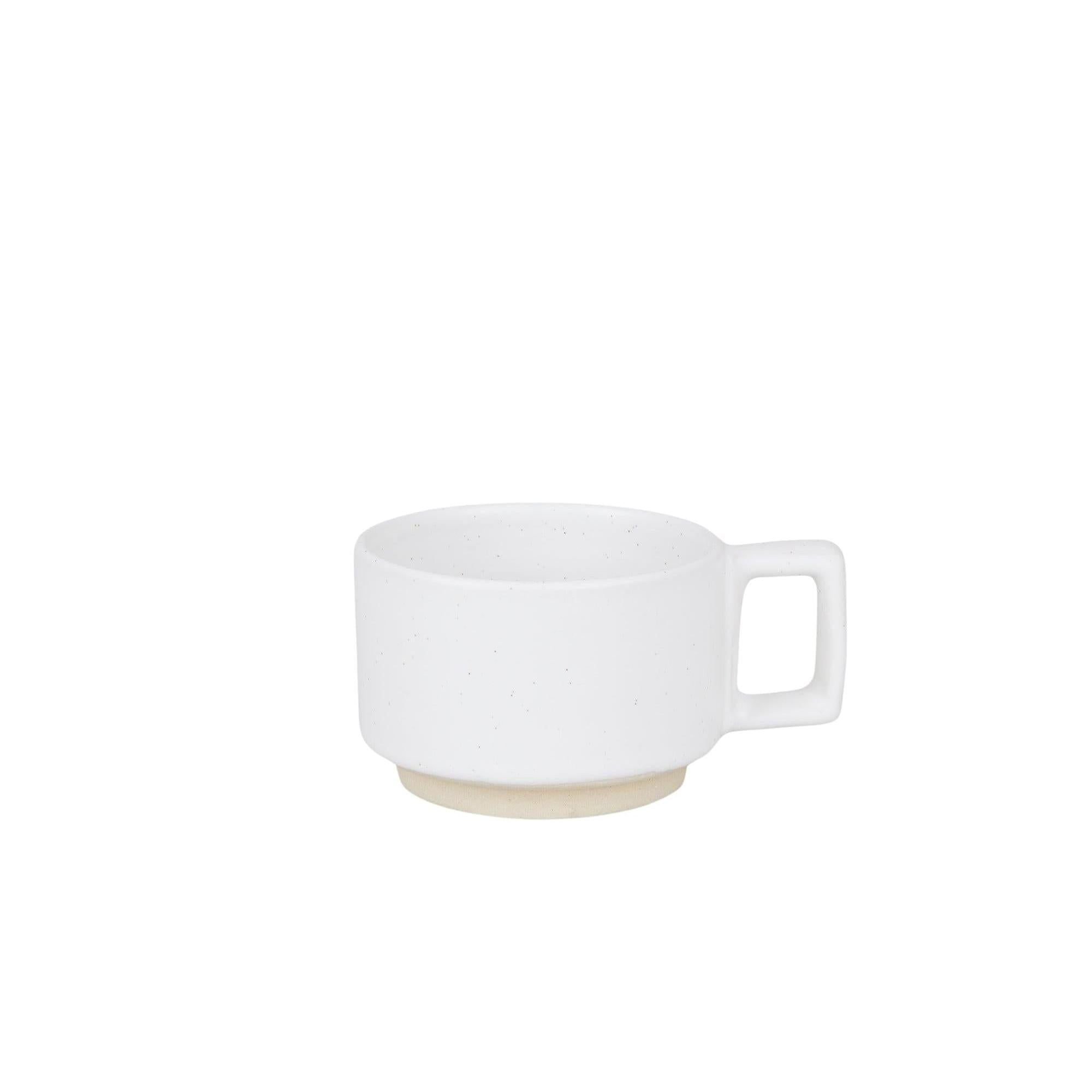 Otto Ceramic Mug with Handle – White