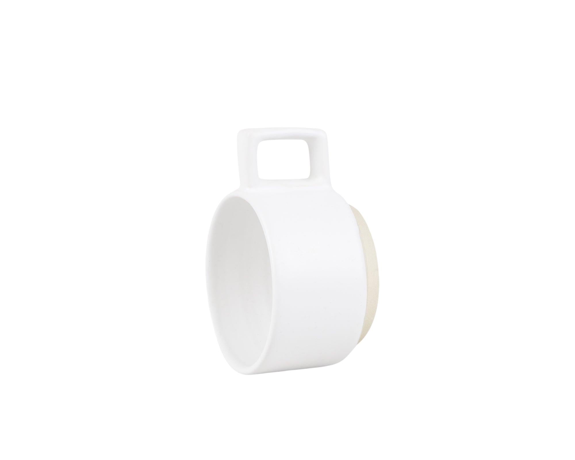 Otto Ceramic Mug with Handle – White
