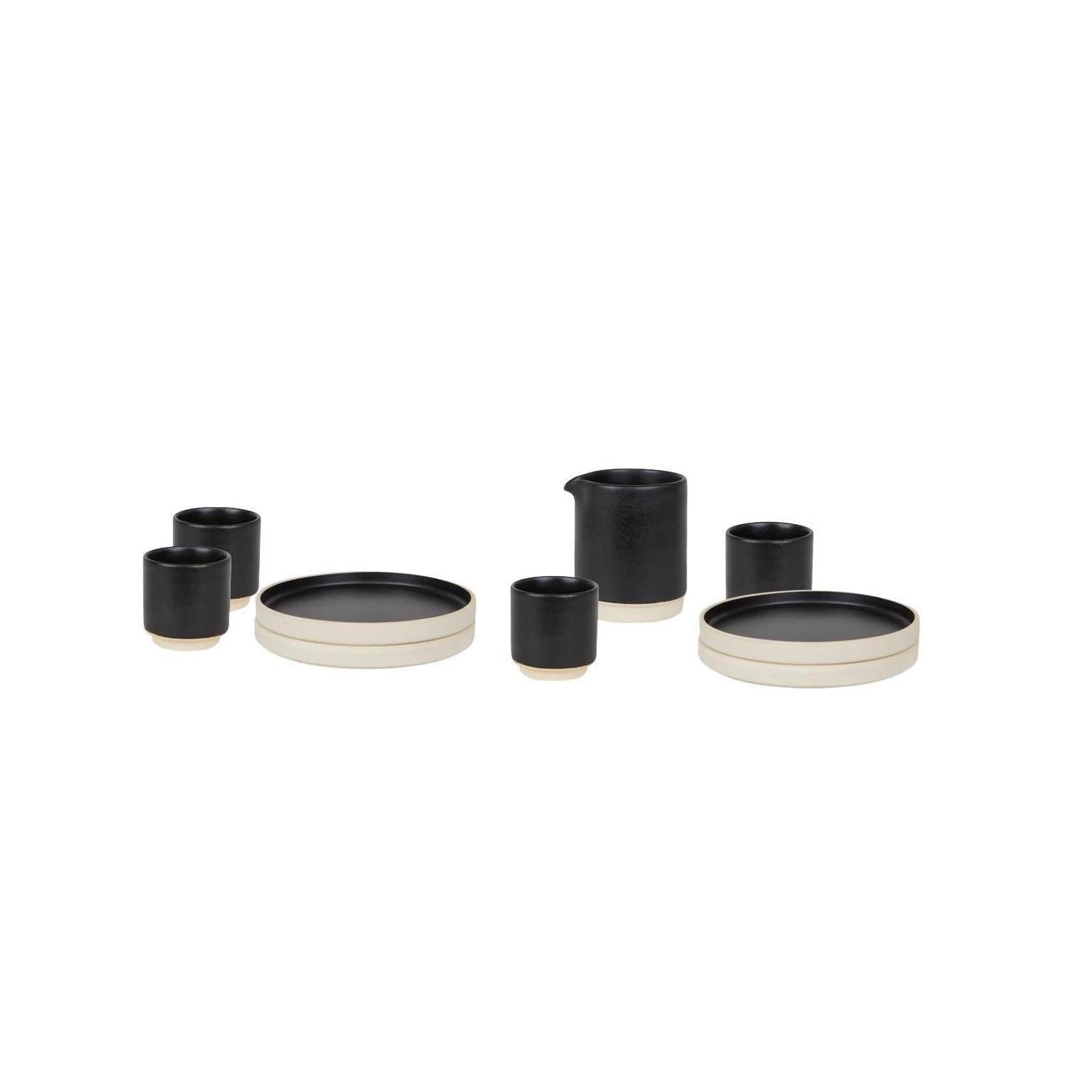 Otto Ceramic Tableware Set I Lunch – Black