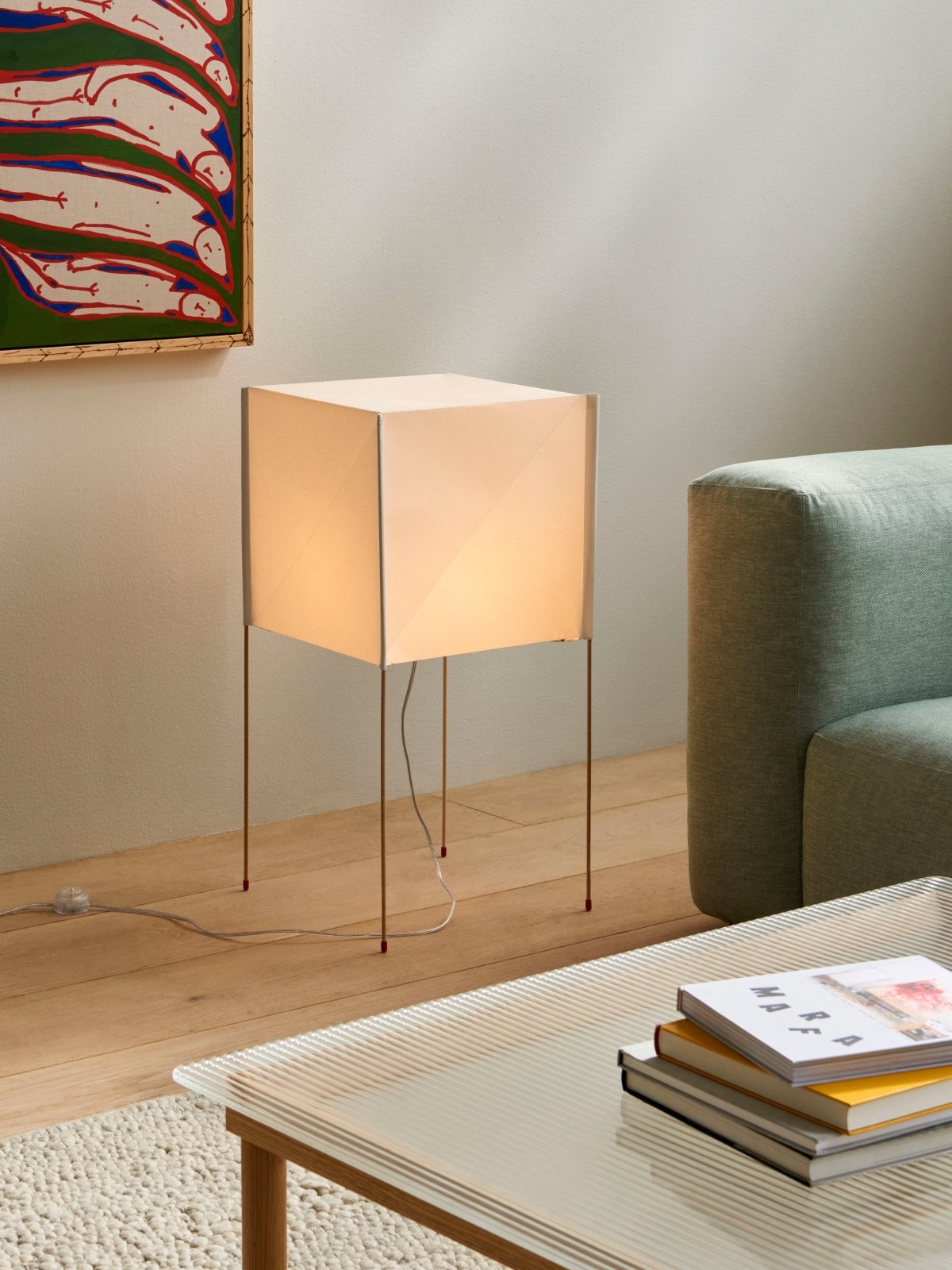 Paper Cube Floor Lamp Stehlampe by HAY