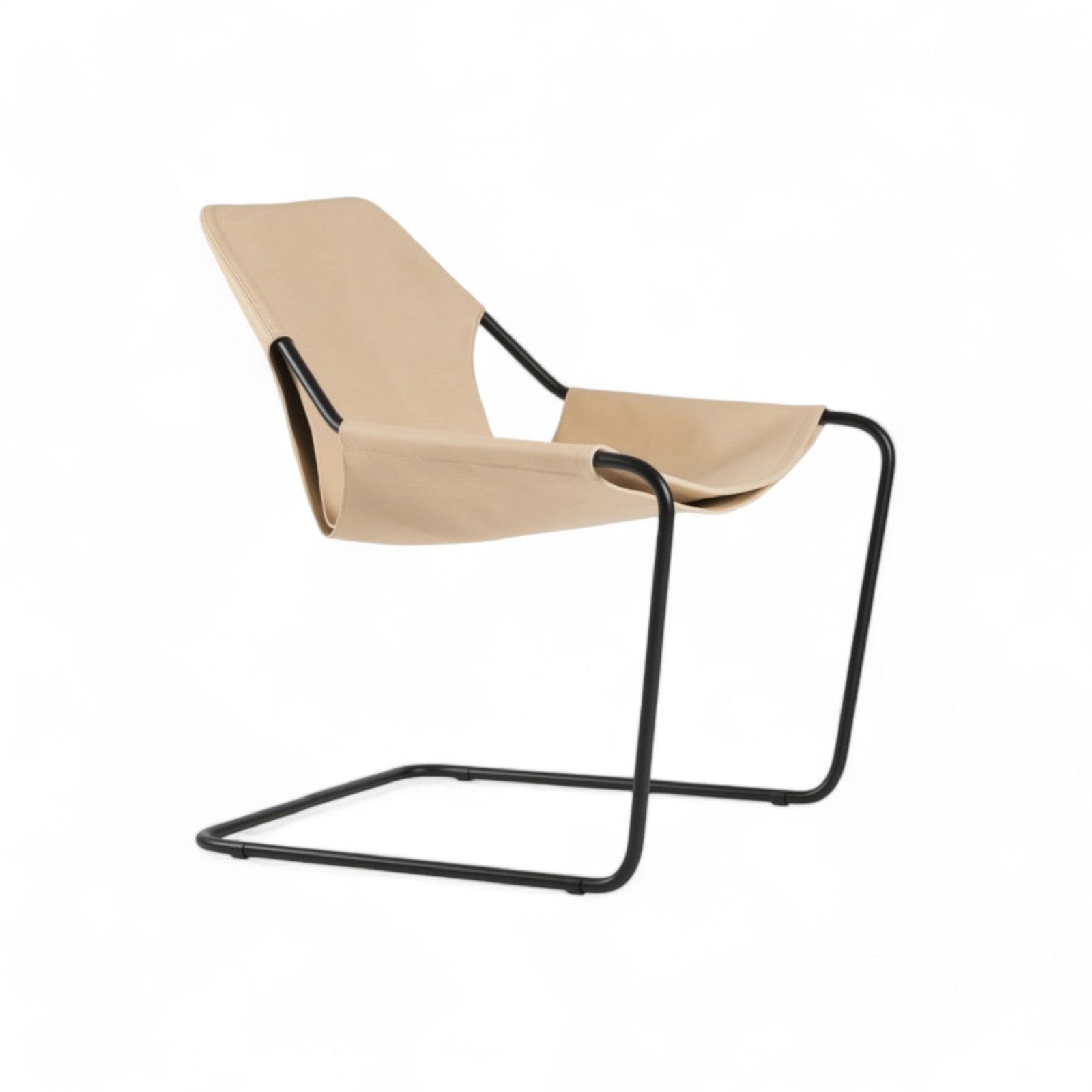 Paulistano Leather Armchair Lounge Sessel by Objekto