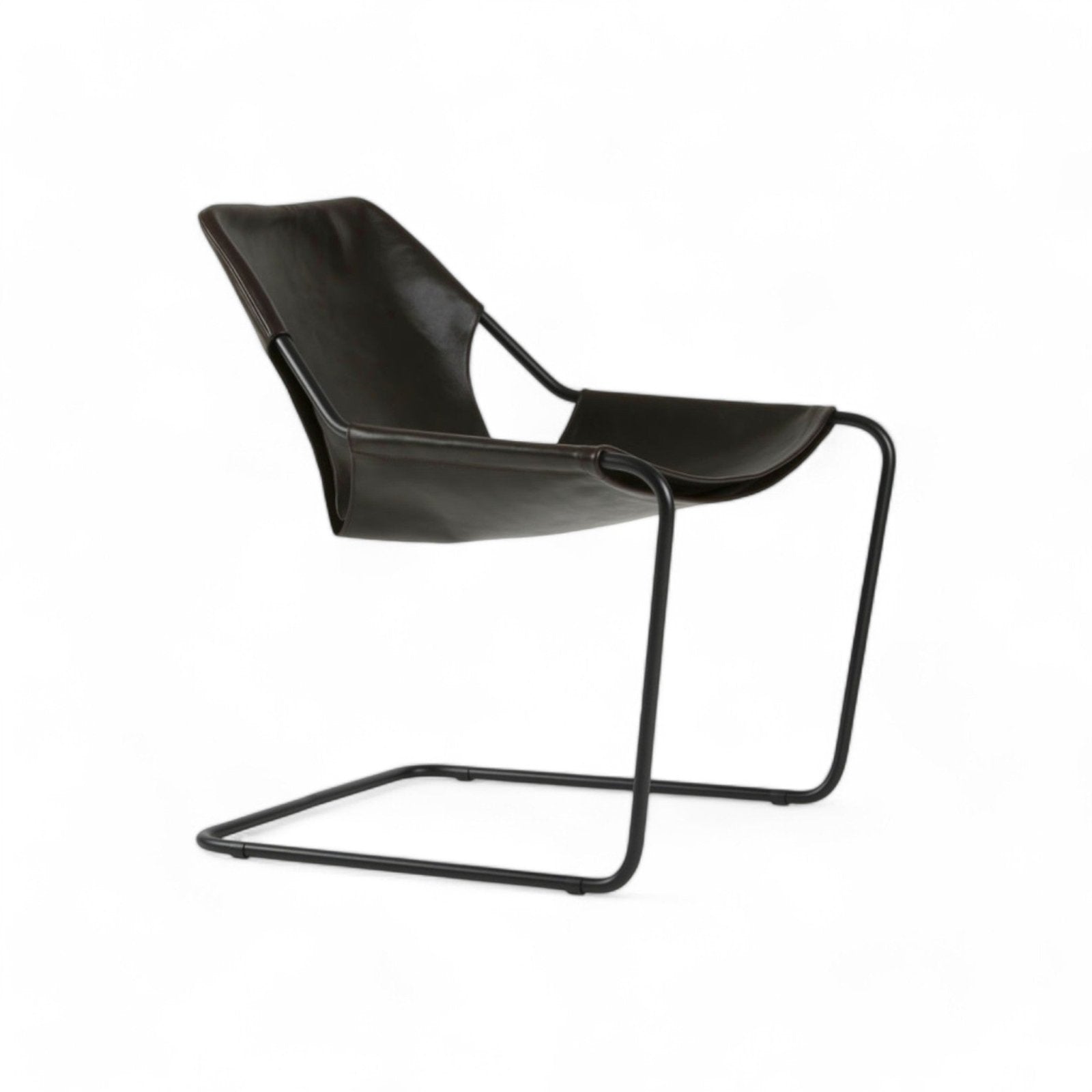 Paulistano Leather Armchair Lounge Sessel by Objekto