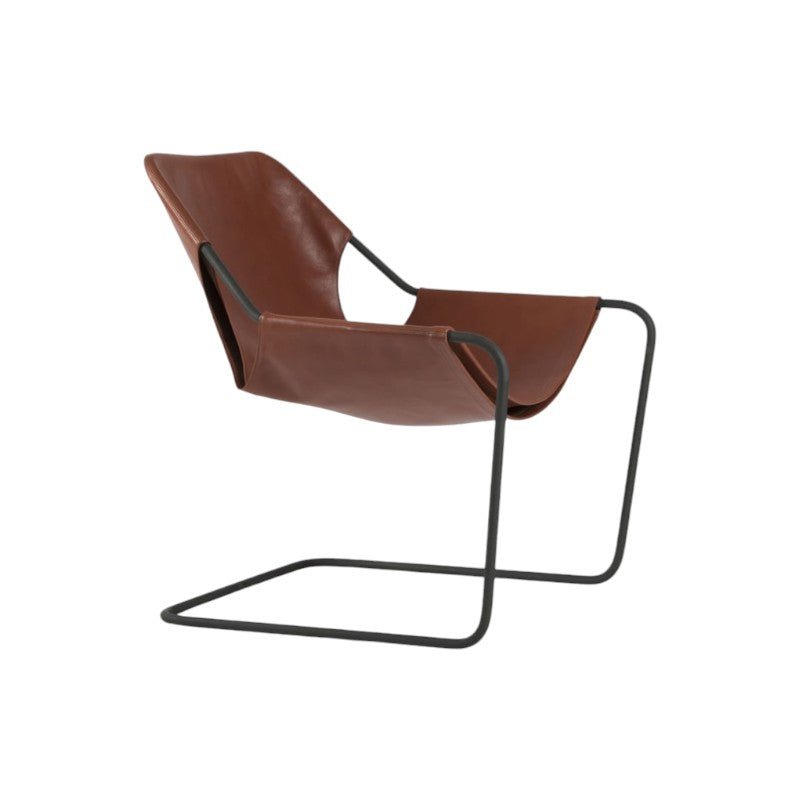 Paulistano Leather Armchair Lounge Sessel by Objekto