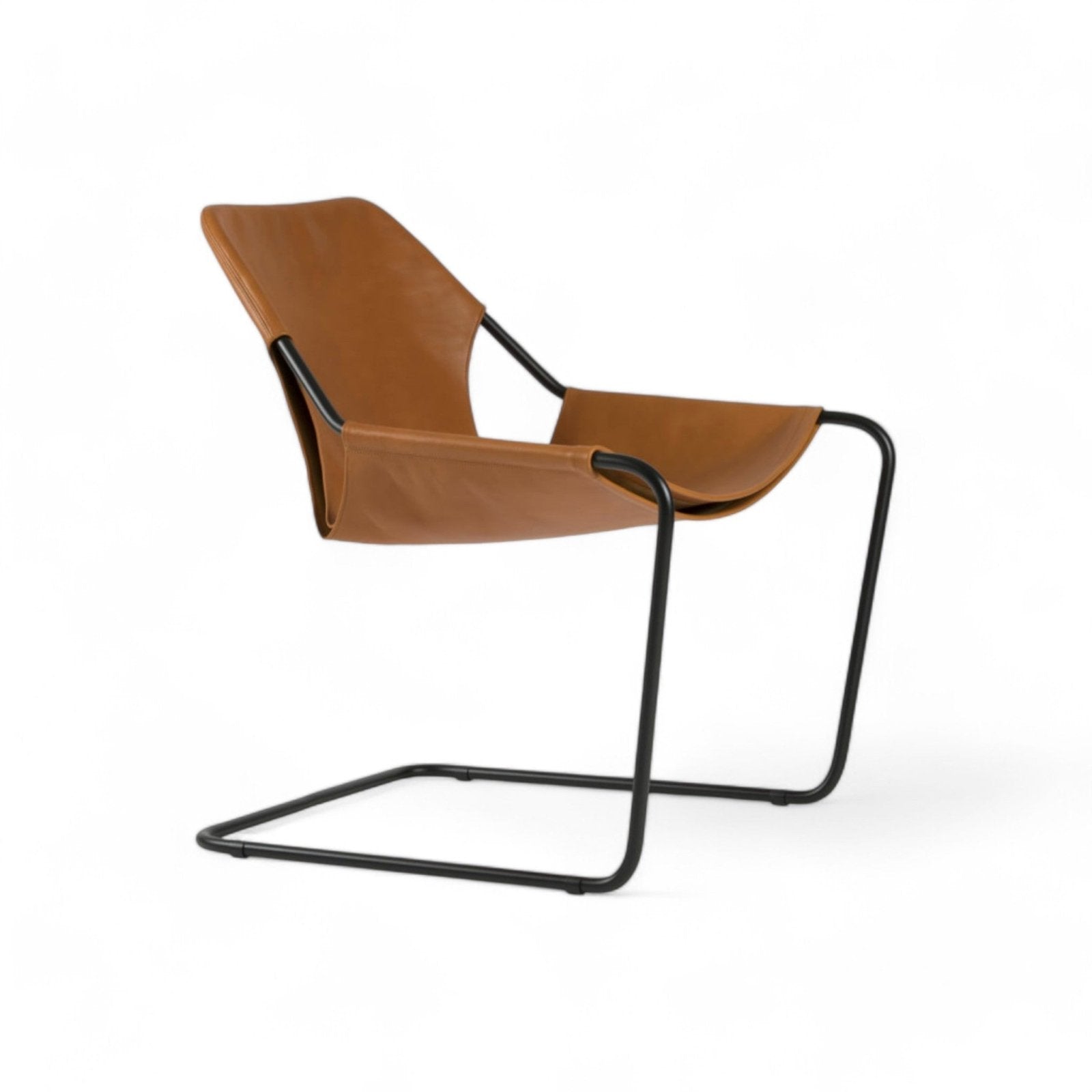 Paulistano Leather Armchair Lounge Sessel by Objekto