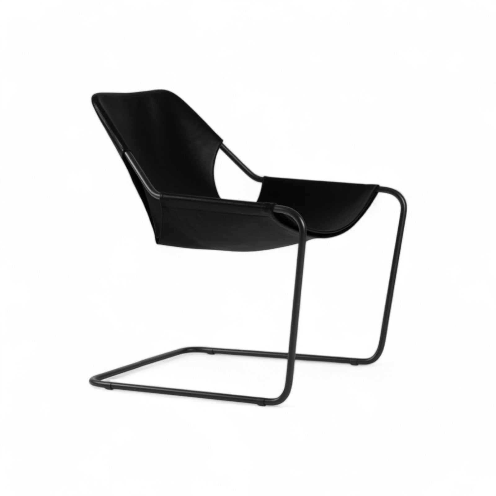 Paulistano Leather Armchair Lounge Sessel by Objekto