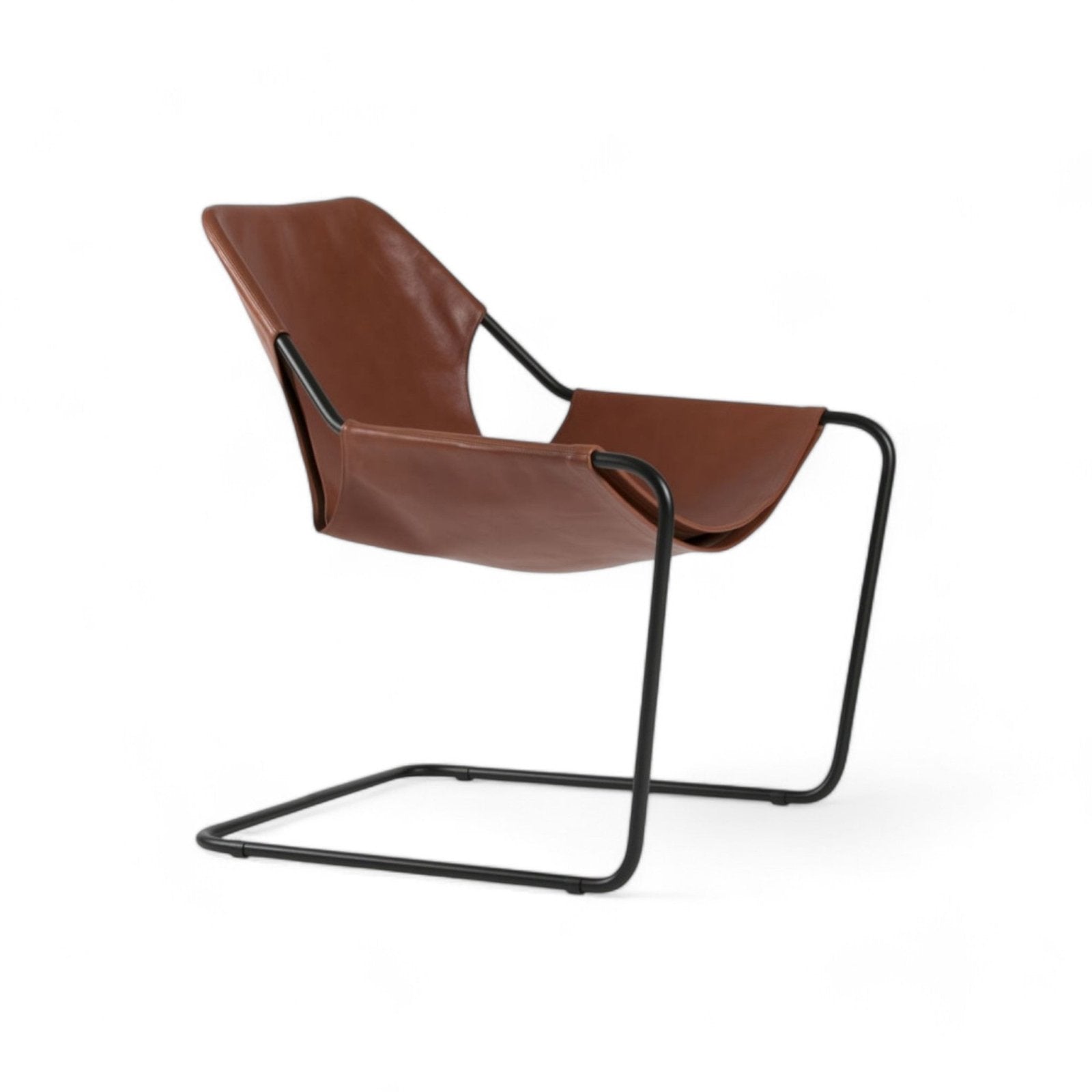 Paulistano Leather Armchair Lounge Sessel by Objekto