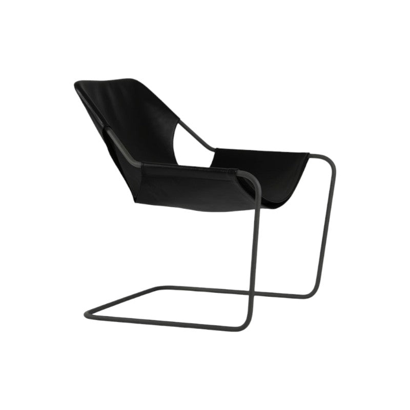 Paulistano Leather Armchair Lounge Sessel by Objekto