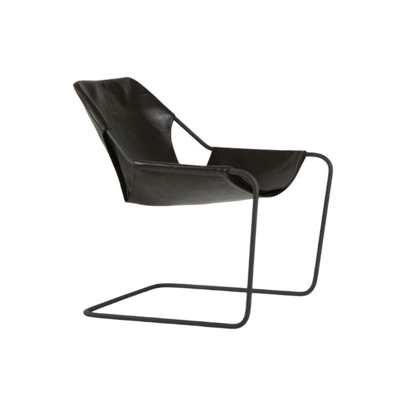 Paulistano Leather Armchair Lounge Sessel by Objekto