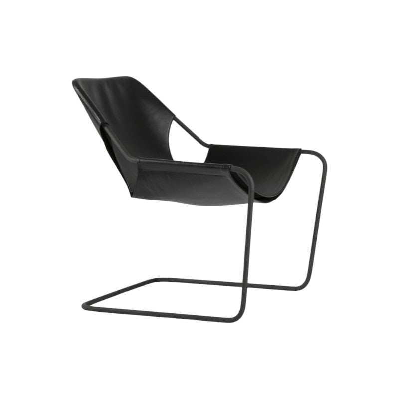 Paulistano Leather Armchair Lounge Sessel by Objekto