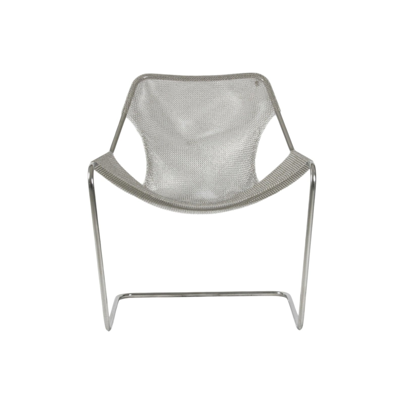 Paulistano Steel Mesh Armchair Lounge Sessel by Objekto