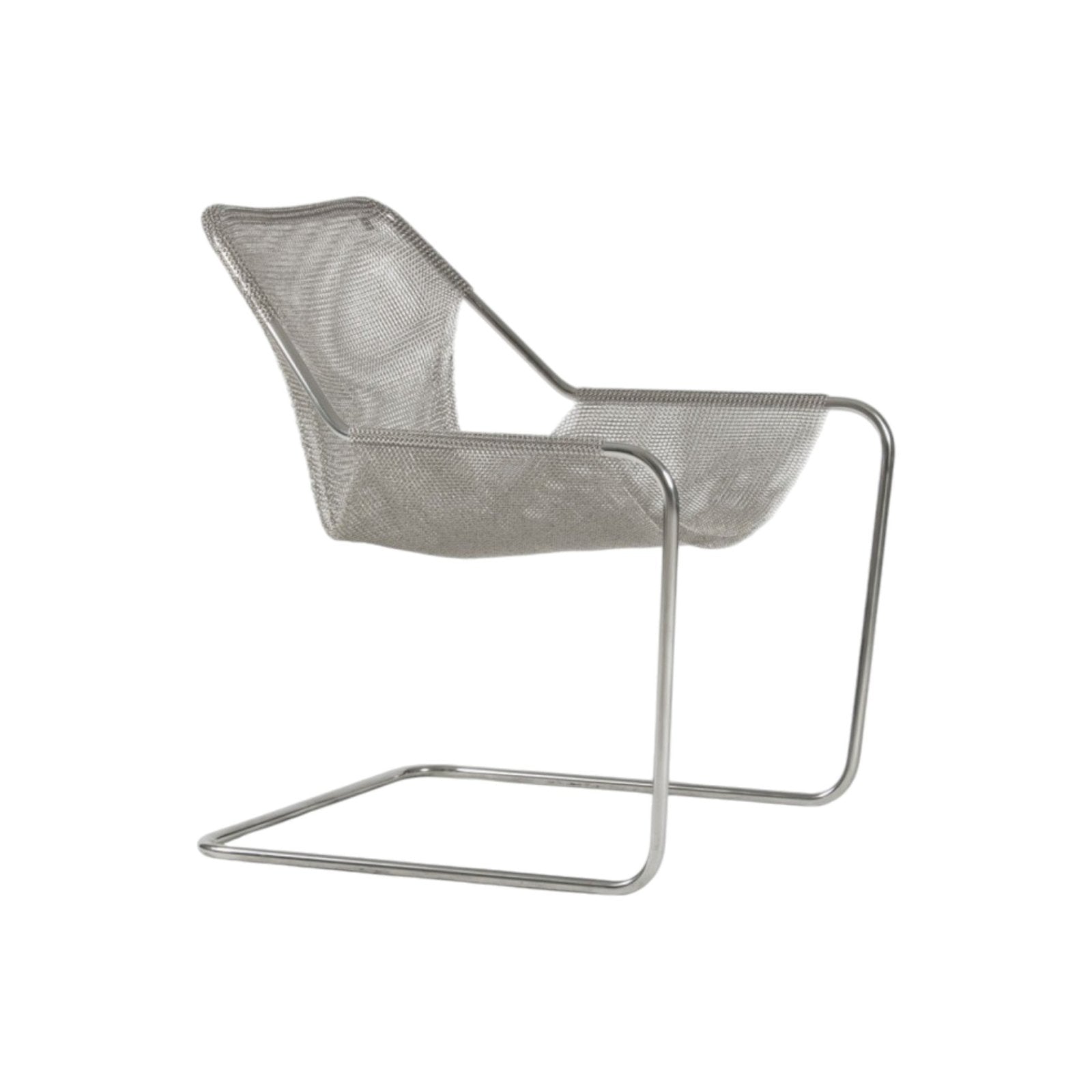 Paulistano Steel Mesh Armchair Lounge Sessel by Objekto