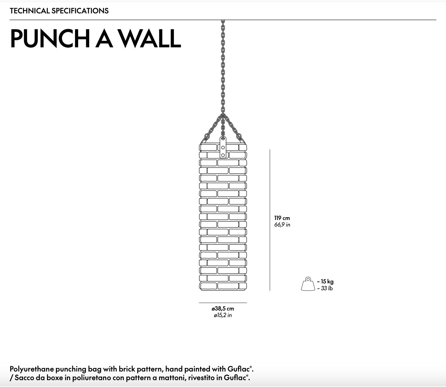 Punch A Wall Sculpture by Gufram