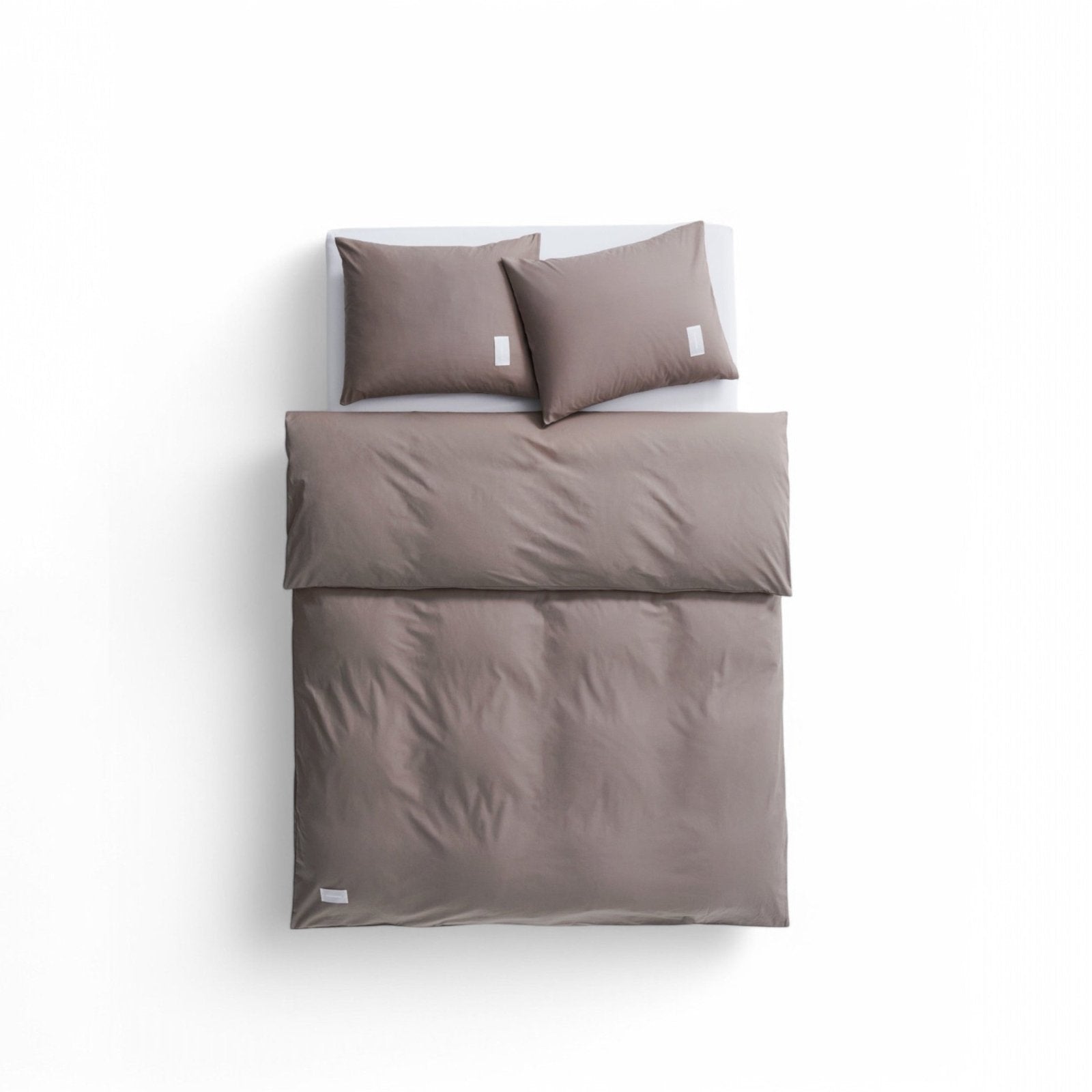 Pure duvet cover - Mud Poplin Bedwear by Magniberg