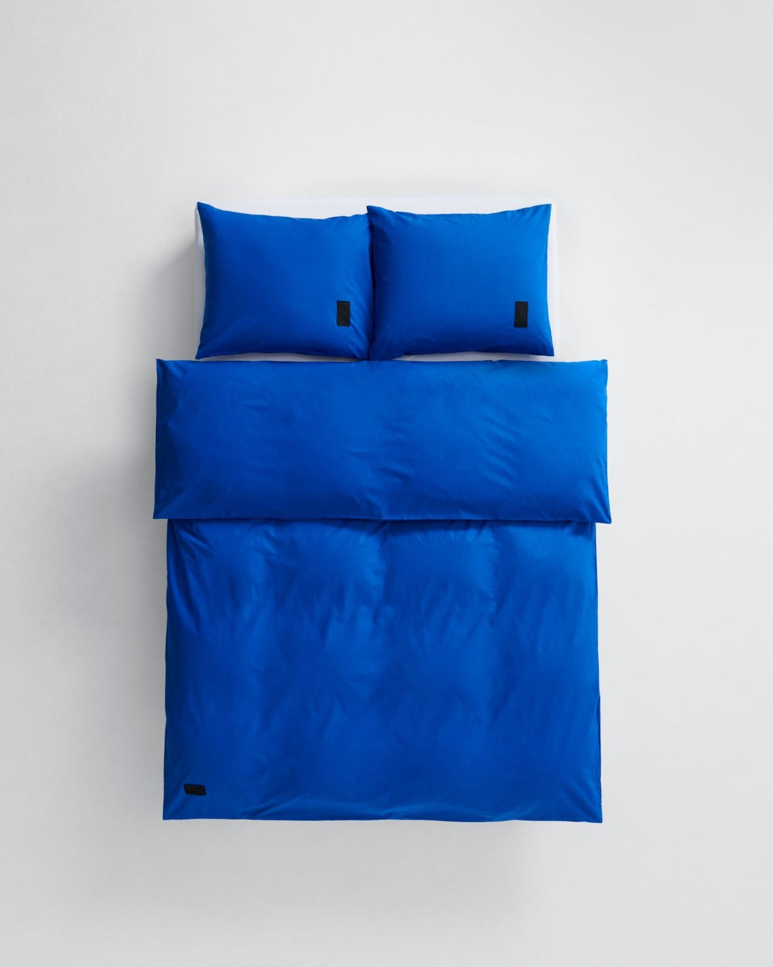 Kissenbezug Pure – Popeline in Italian Blue