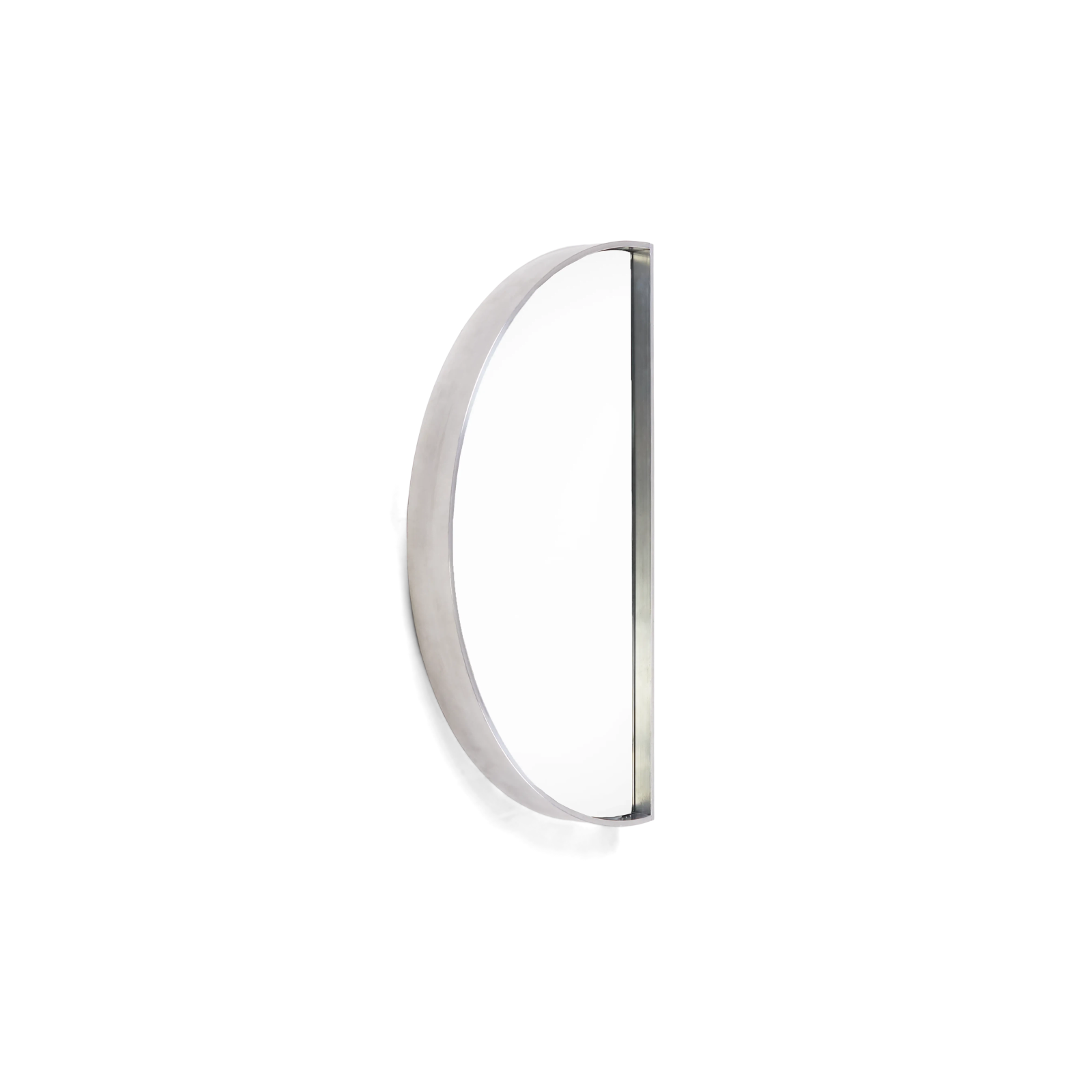 Recess Mirror - Aluminum - Large Semi Circle Mirrors by Frama