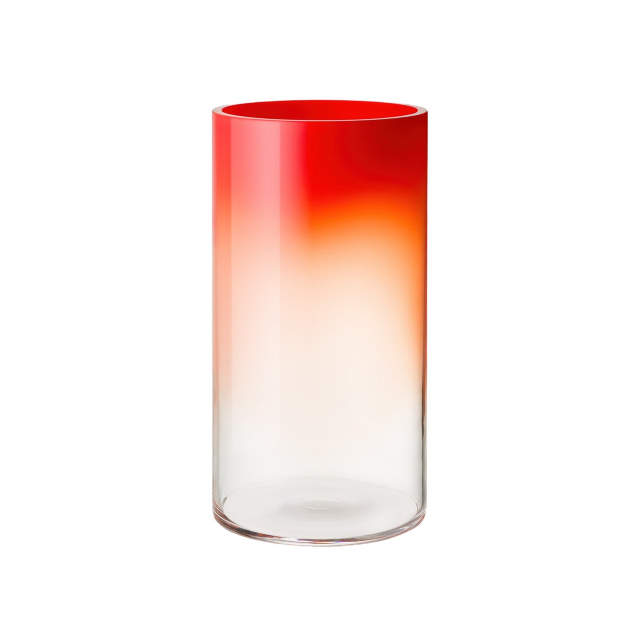 Rise - Floor Vase Red Vase by Fundamental Berlin