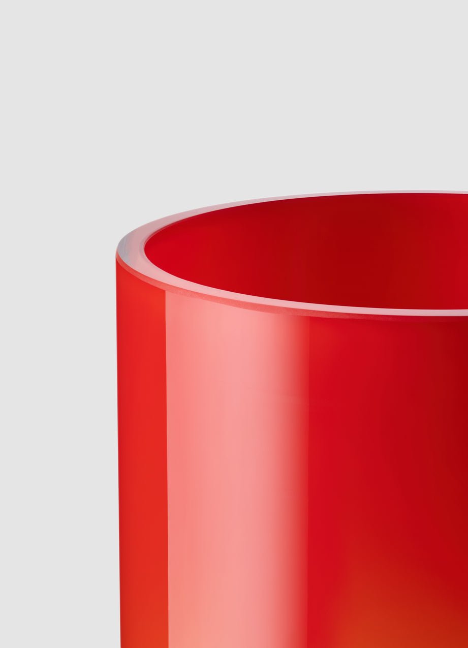 Rise - Floor Vase Red Vase by Fundamental Berlin