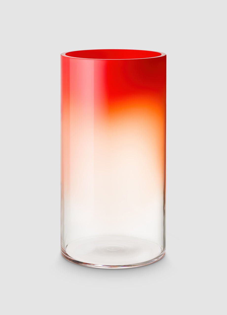 Rise - Floor Vase Red Vase by Fundamental Berlin