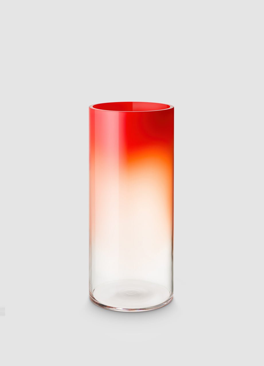 Rise - Table Vase Red Vase by Fundamental Berlin