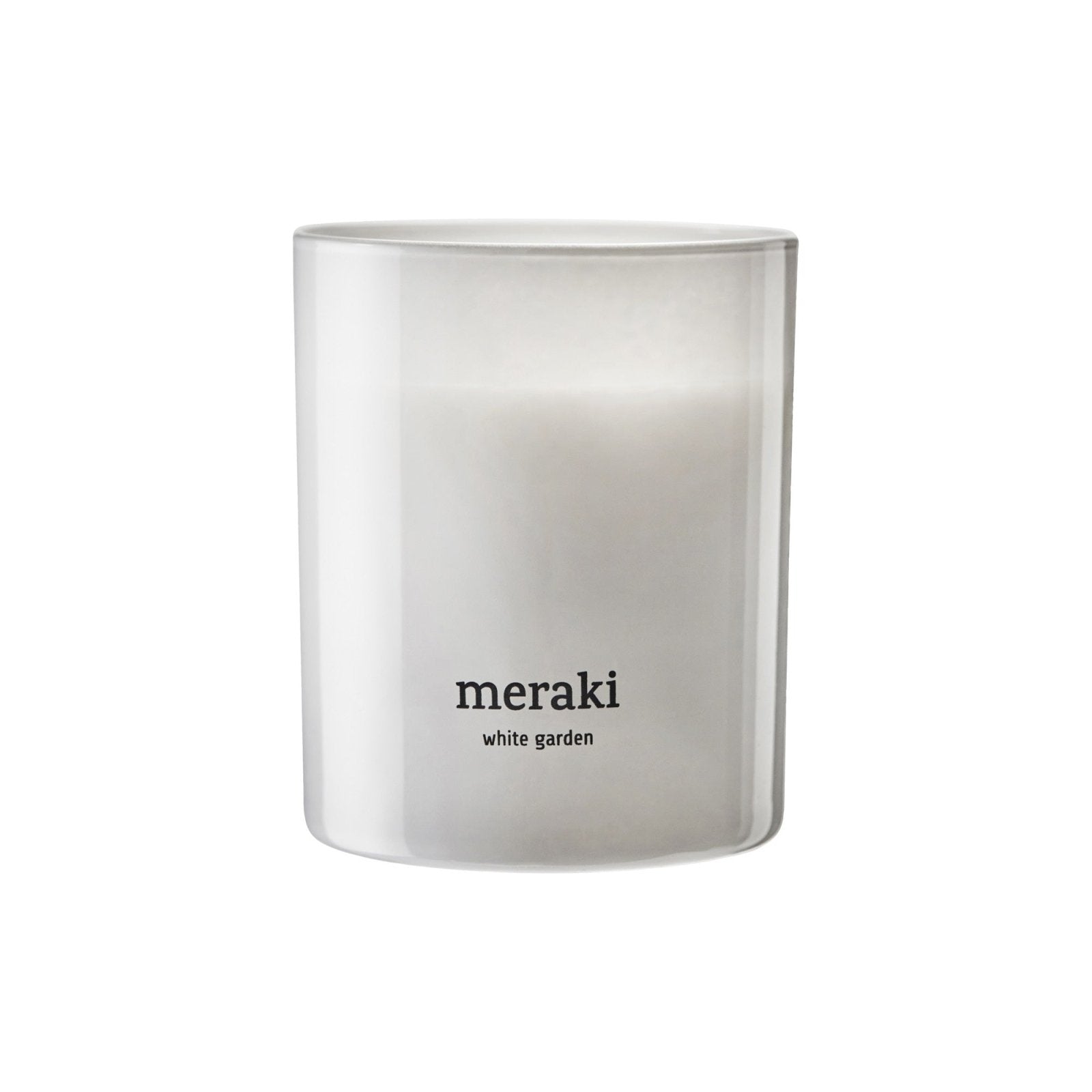 Scented Candle - White Garden, White Kerzen by Meraki