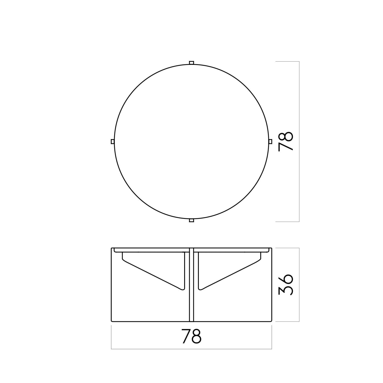 Simple Table XL Furniture by Kristina Dam Studio