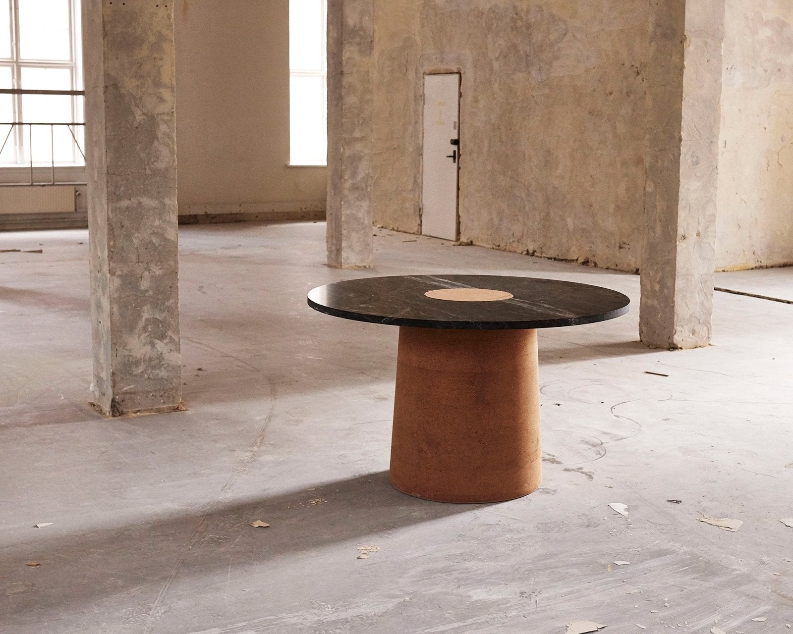 Sintra Dining Table - Black Marble / Cork Dining Tables by Frama