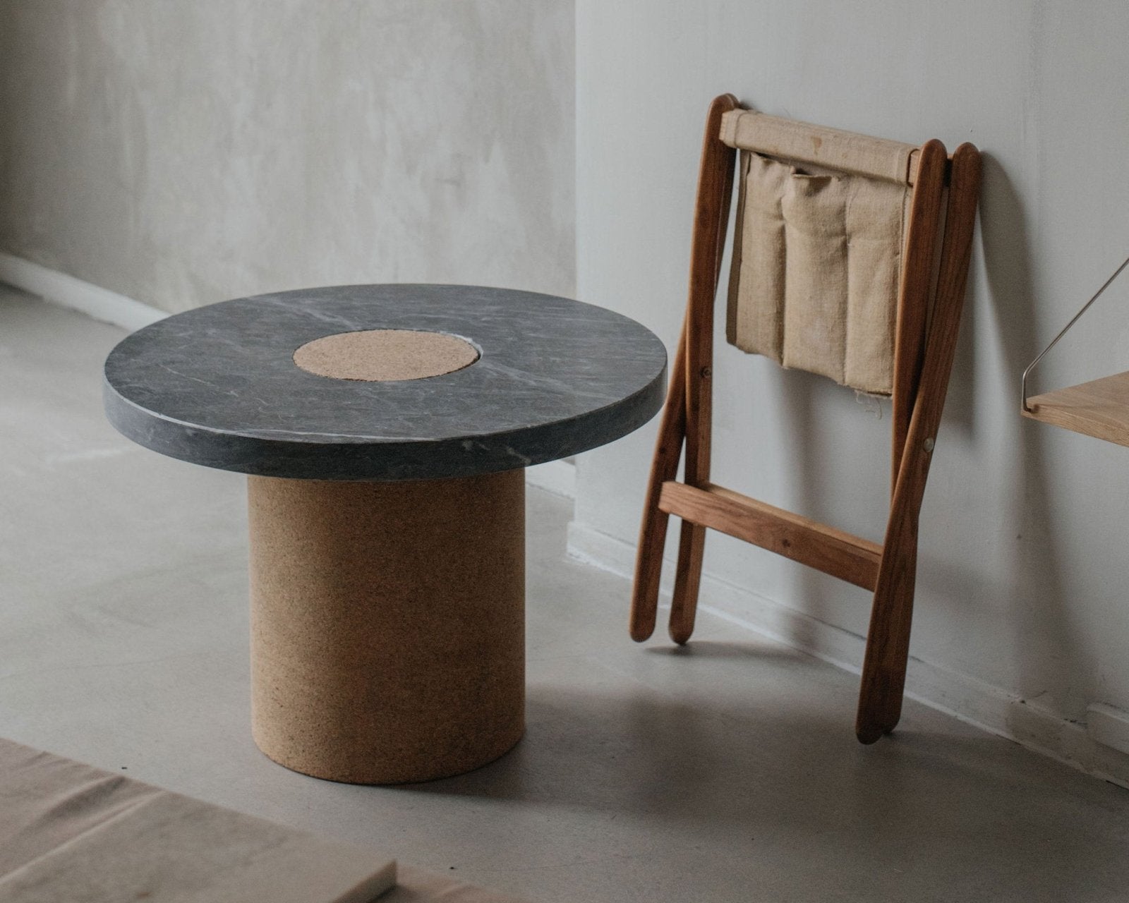 Sintra Table - Black Marble / Cork - Large Coffee & Side Tables by Frama