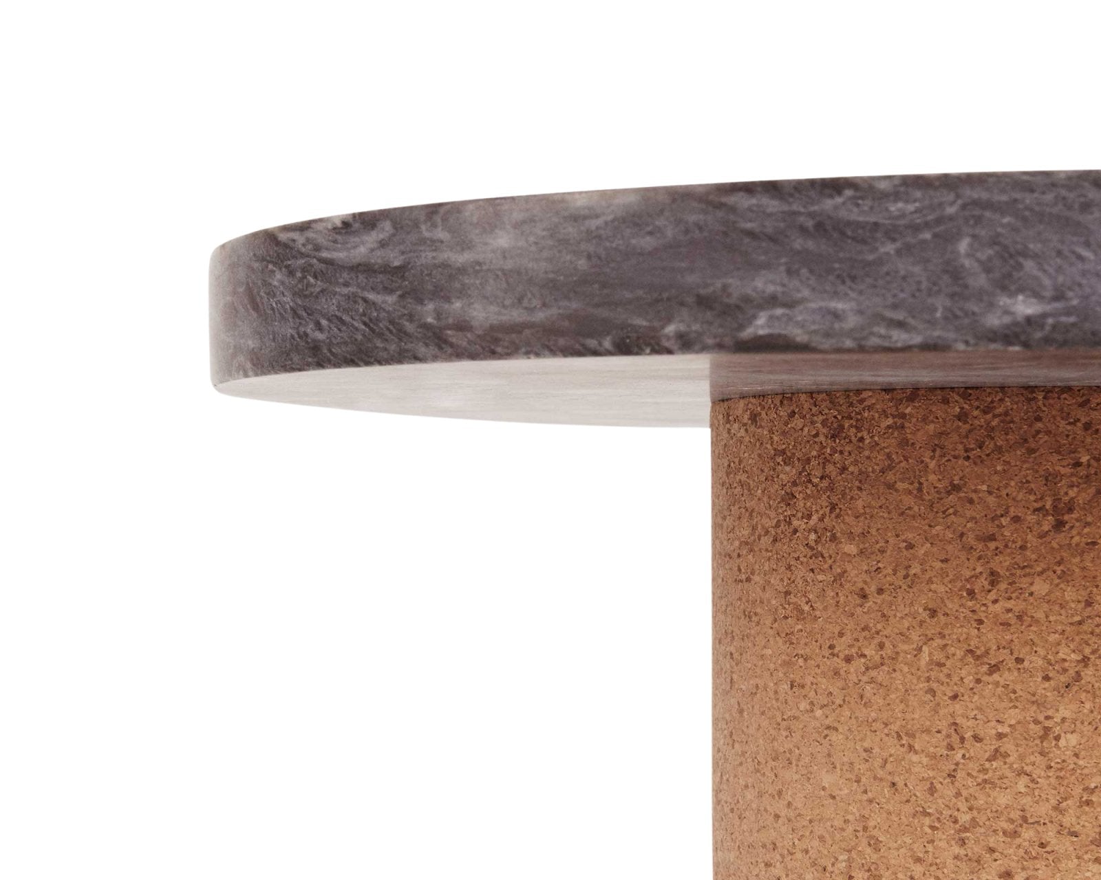 Sintra Table - Black Marble / Cork - Small Coffee & Side Tables by Frama