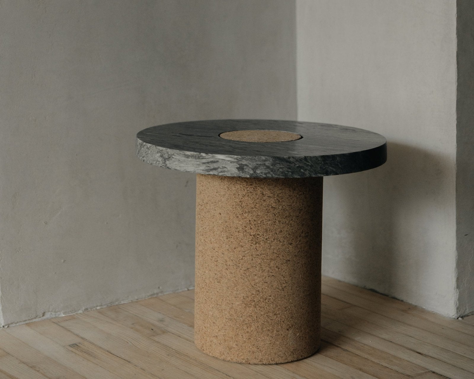 Sintra Table - Black Marble / Cork - Small Coffee & Side Tables by Frama