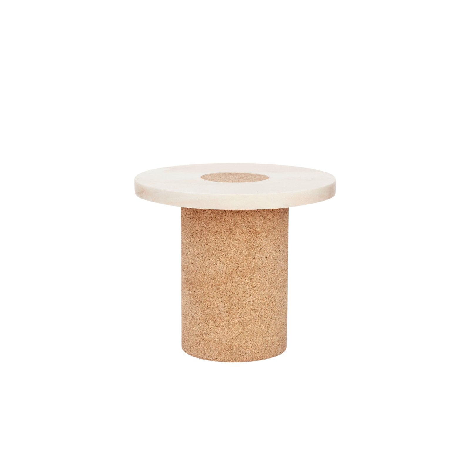 Sintra Table - White Marble / Cork - Small Coffee & Side Tables by Frama