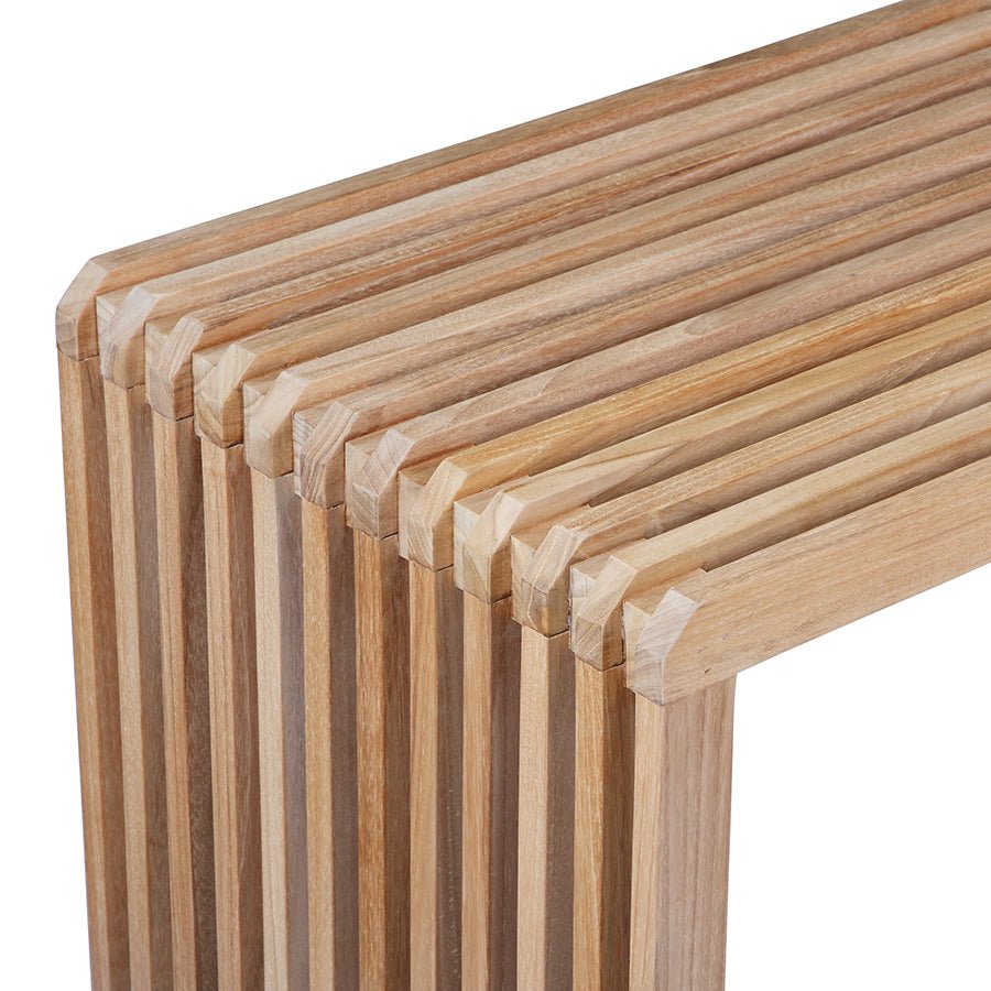 Slatted Bench Teak L Sitzbank by HKLIVING