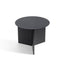 Black powder coated steel