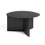 Black powder coated steel