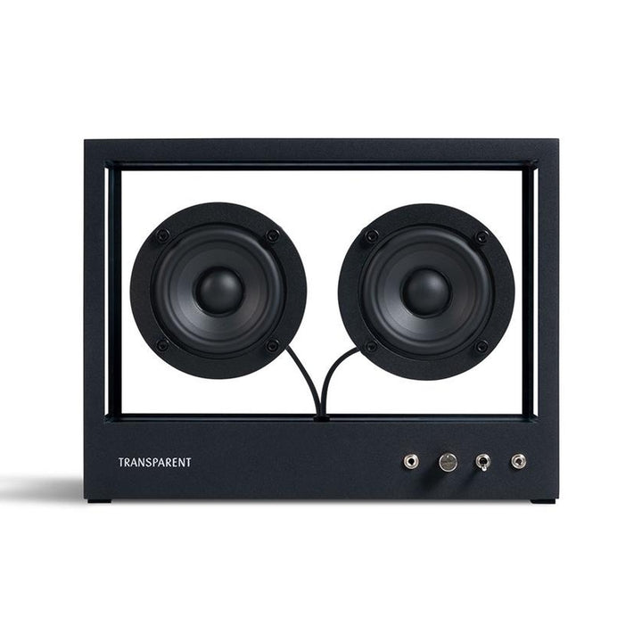 Transparent Speaker Small - Black - Lautsprecher - Transparent