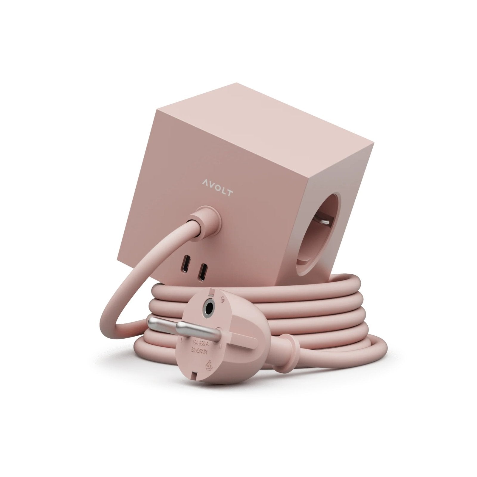 Square 1 USB C - Old Pink Dekoration by AVOLT