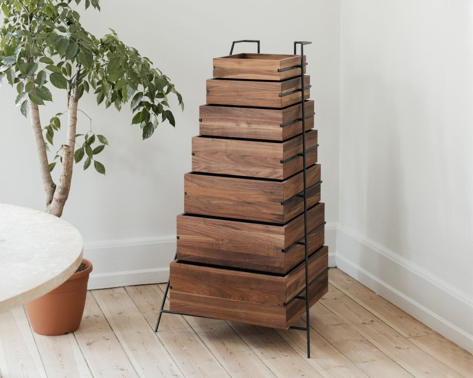 Sutoa - Walnut Storage by Frama