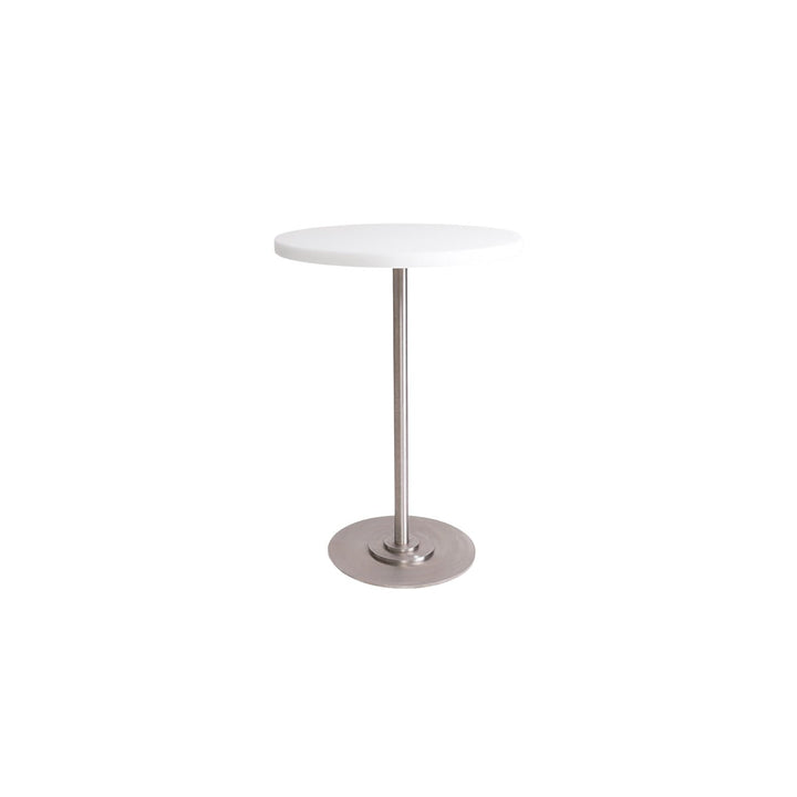 Table 57 - White / Stainless Steel - Ø55 - Dining Tables - Frama
