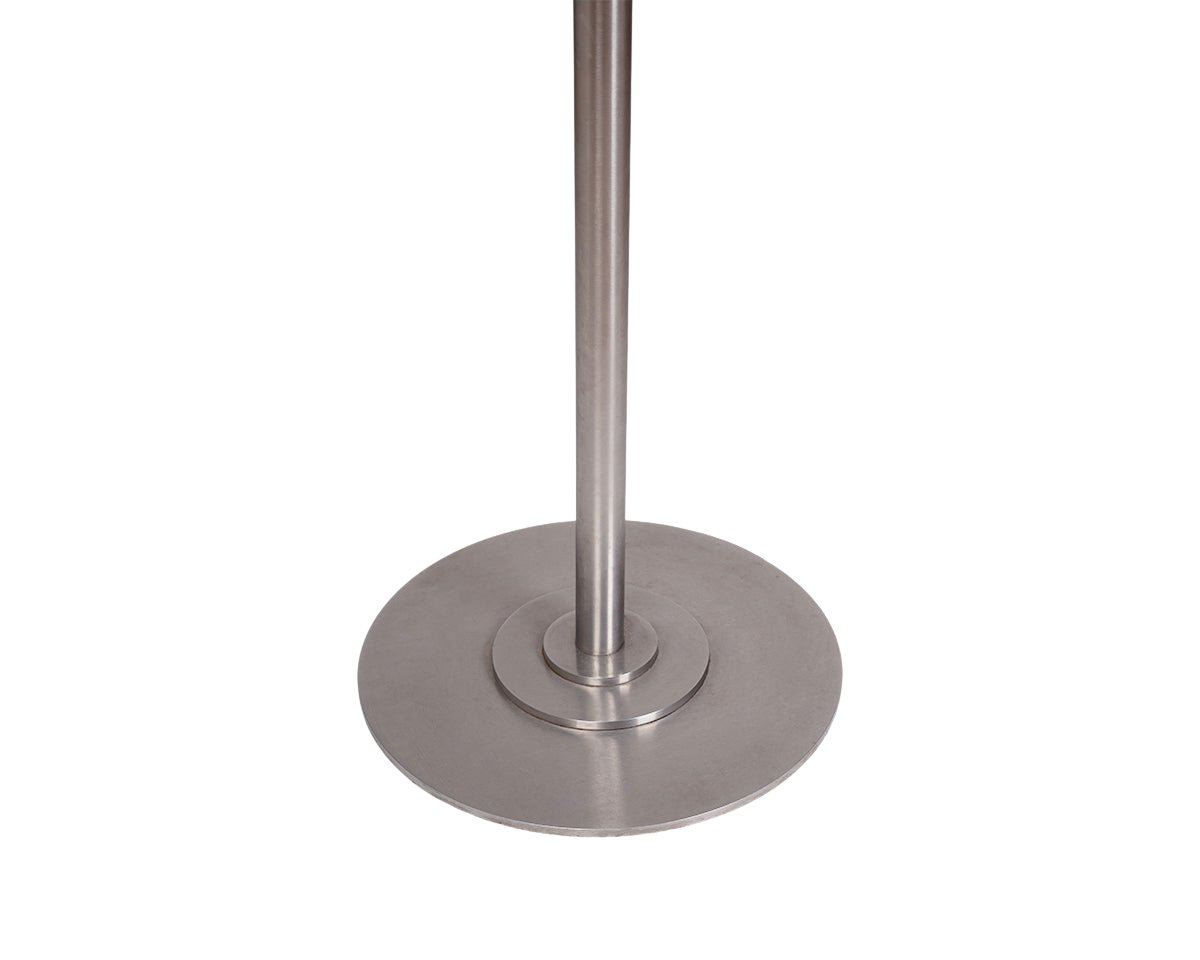 Table 57 - White / Stainless Steel - Ø70 Dining Tables by Frama