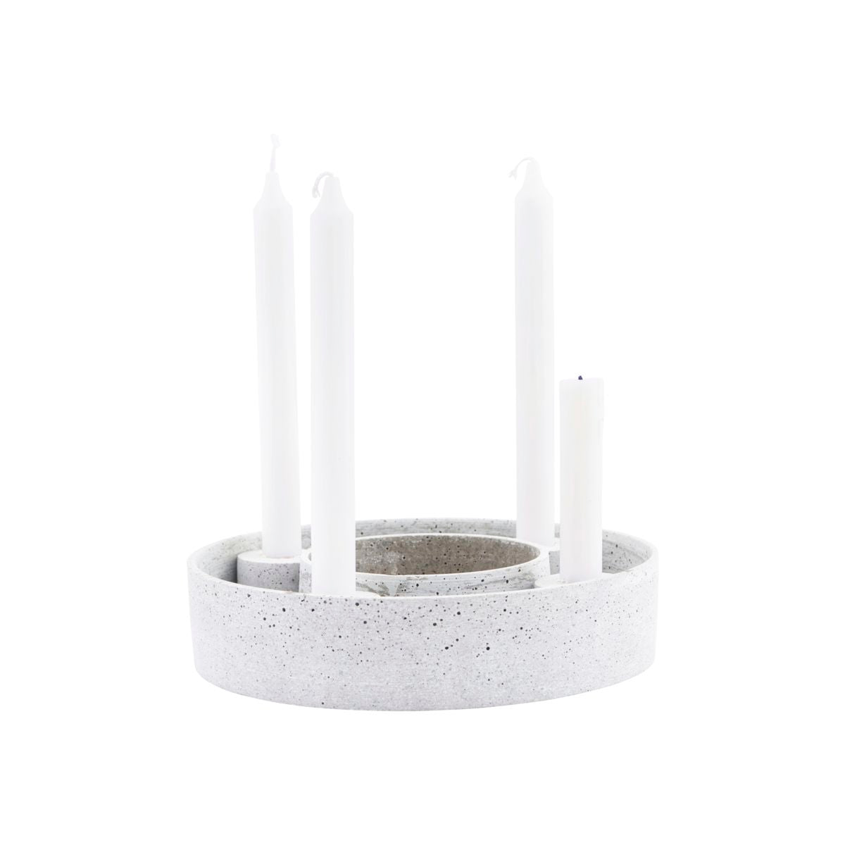 The Ring - Concrete Candleholder 26cm Kerzenständer by House Doctor