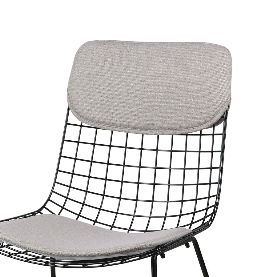 Wire Chair Sitzkissen Grau