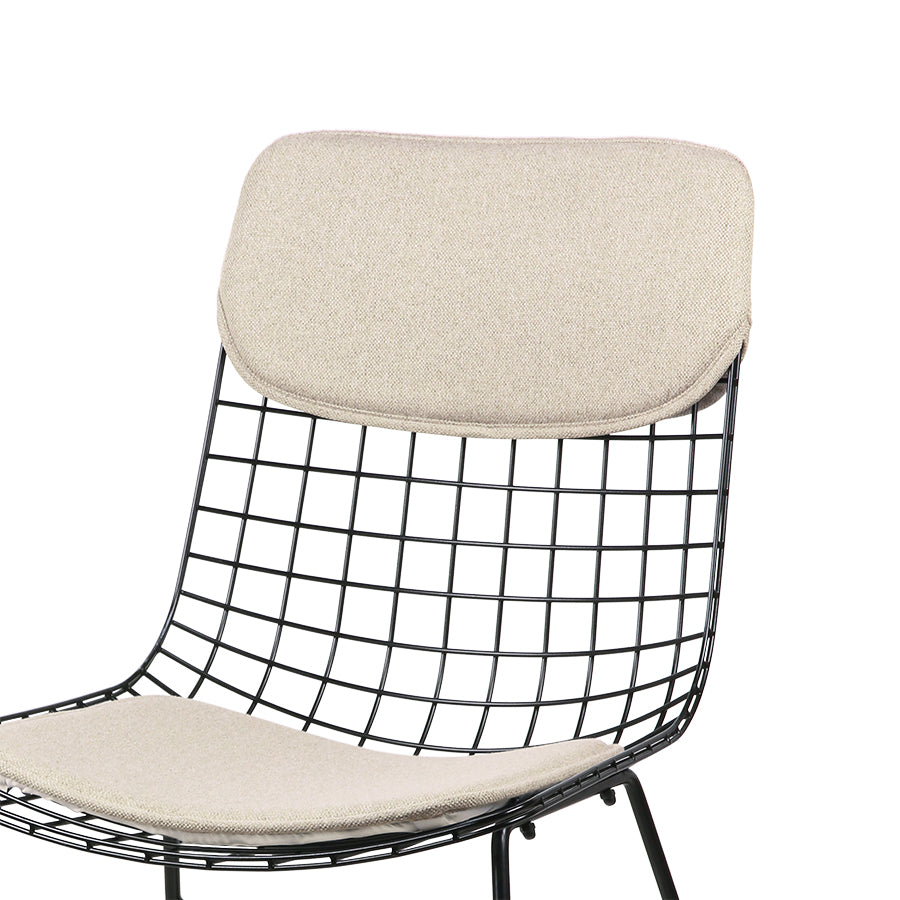 Wire Chair Sitzkissen Grau