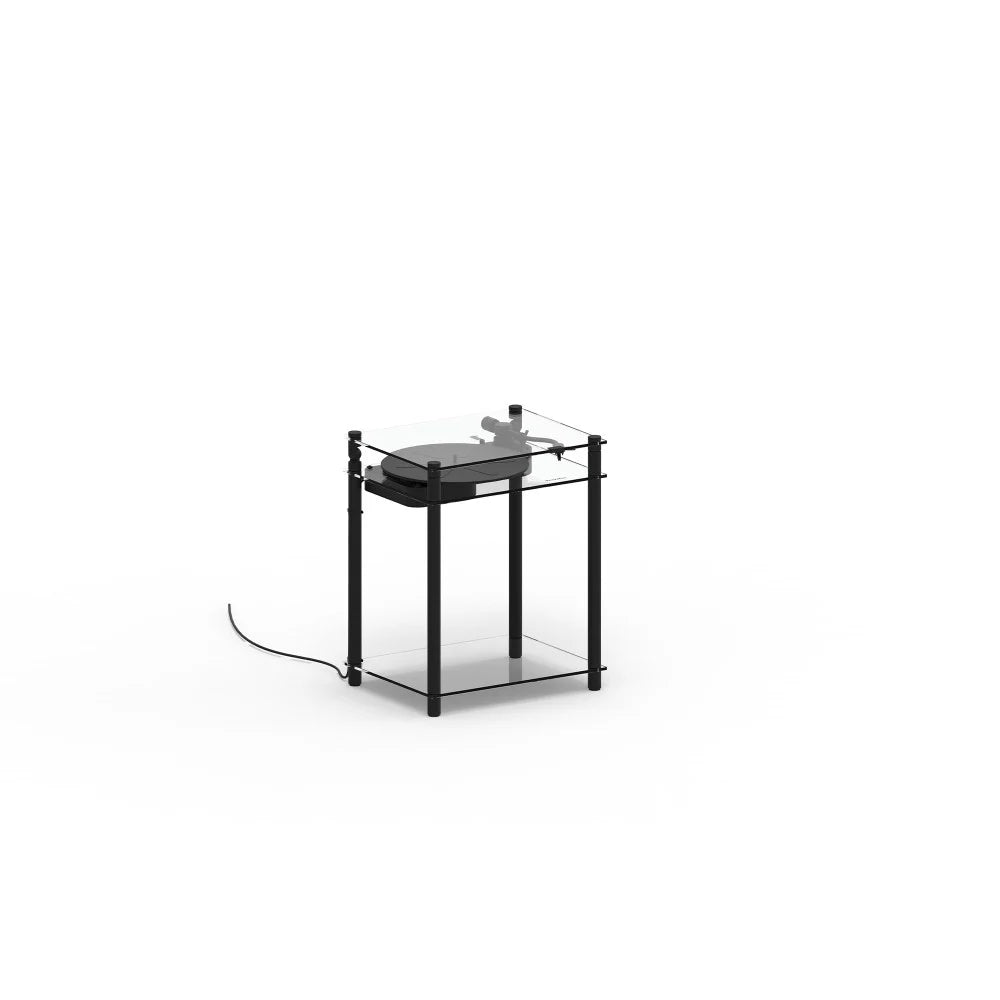 Transparent Turntable Stand - Black Turntable by Transparent