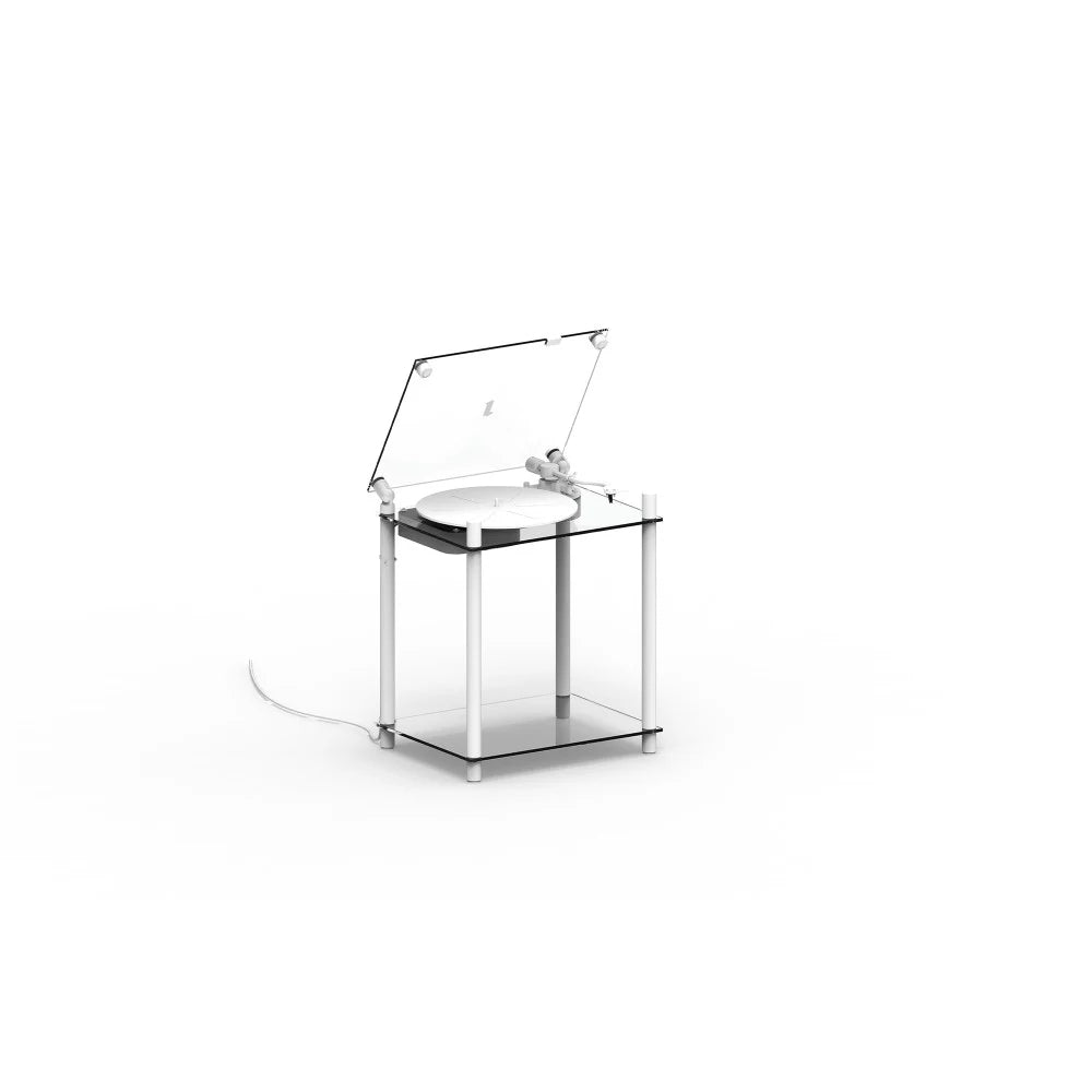 Transparent Turntable Stand - White Turntable by Transparent