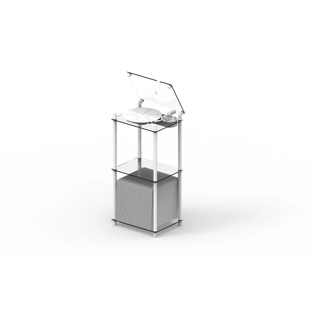 Transparent Turntable Stand - White Turntable by Transparent