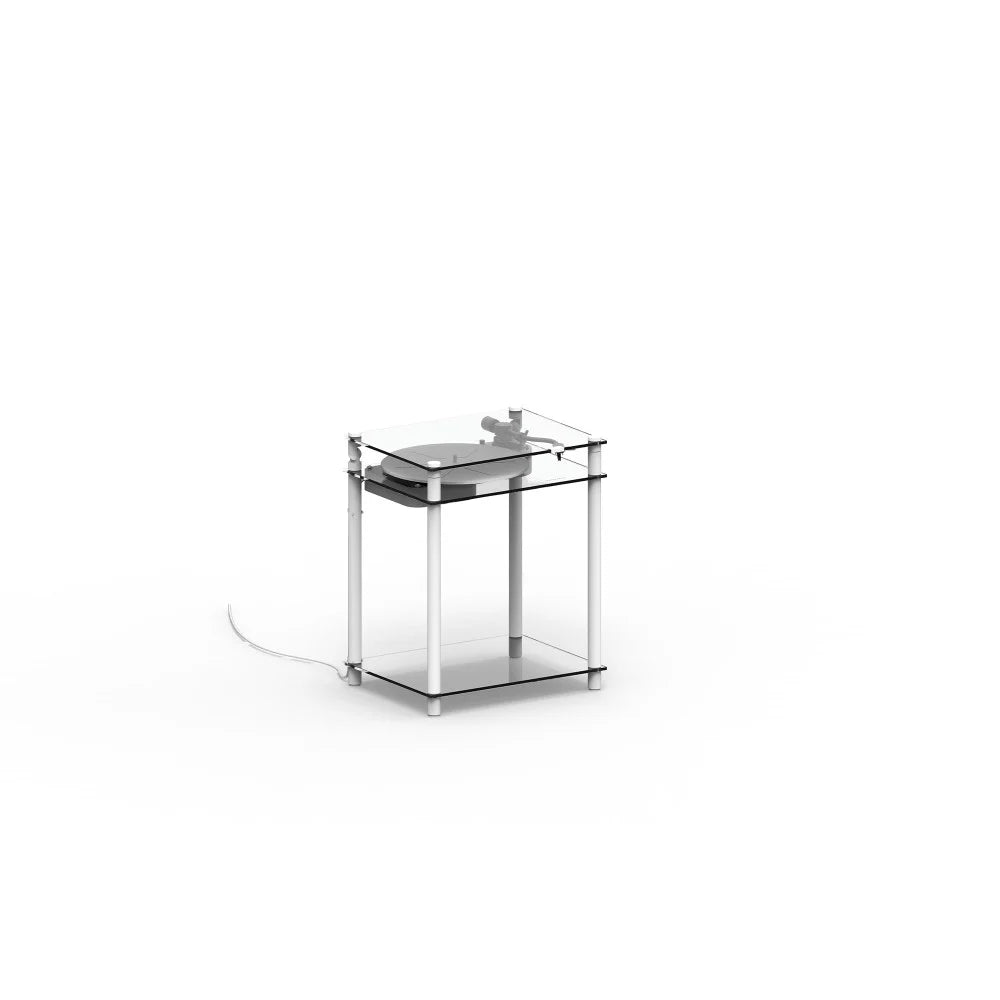 Transparent Turntable Stand - White Turntable by Transparent