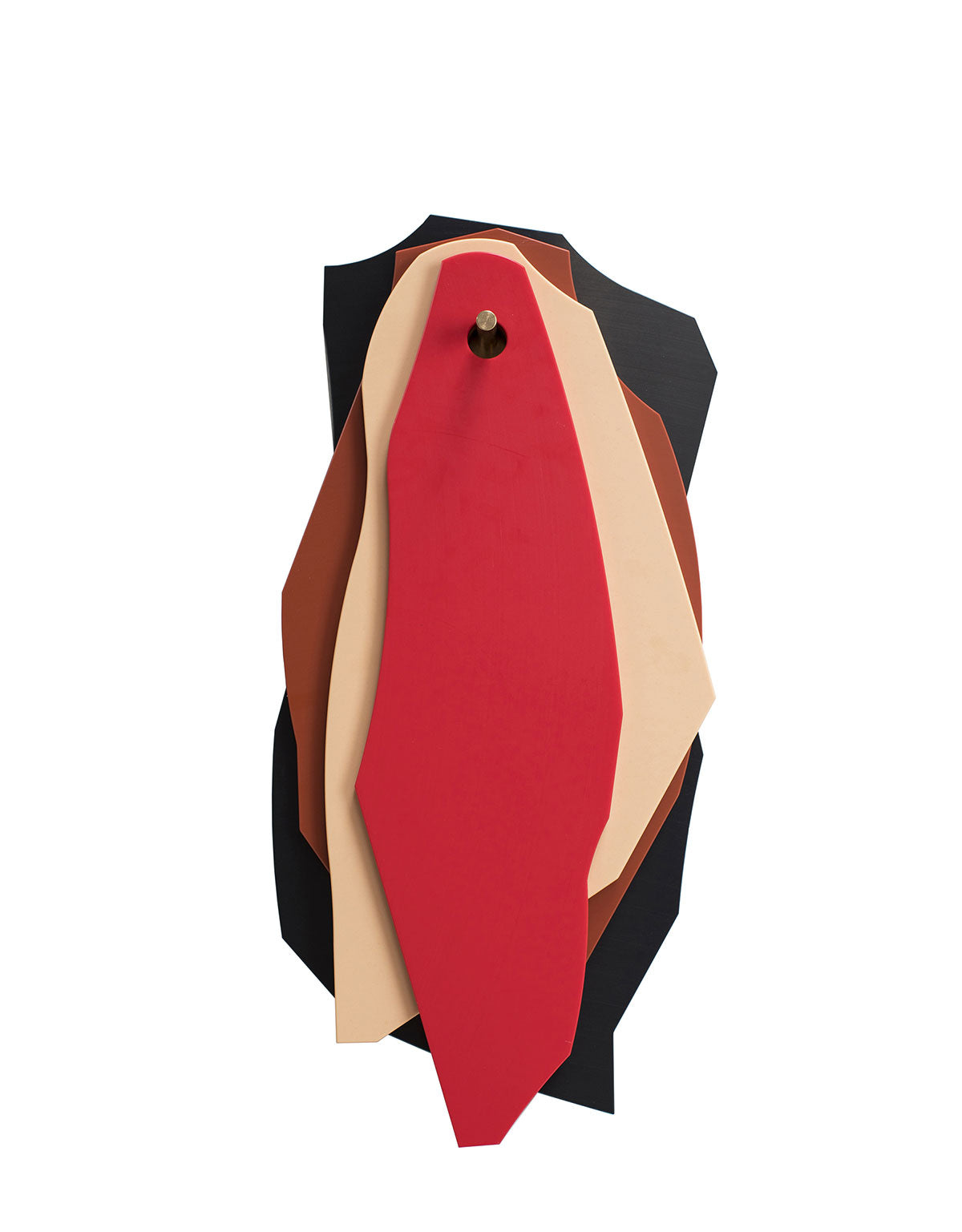 Schneidebretter Schwarz Braun Rosa Rot 